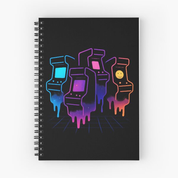 Item preview, Arcade Afterlife – Neon Vaporwave Ghost Arcade Cabinets in Retro Cyberpunk Style designed and sold by AddictiveDesign.