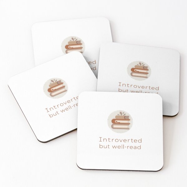 Item preview, Introverted but well-read, book lover designed and sold by YvkafromPoland.
