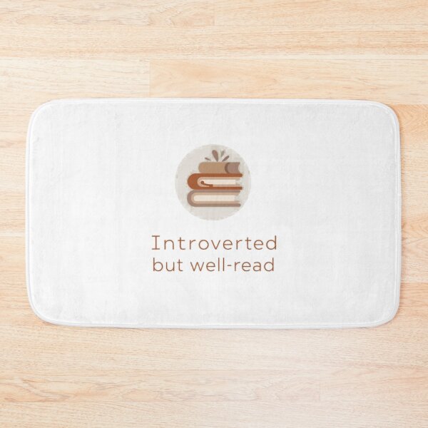 Item preview, Introverted but well-read, book lover designed and sold by YvkafromPoland.