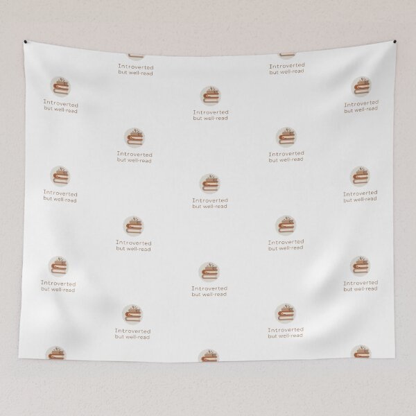 Item preview, Introverted but well-read, book lover designed and sold by YvkafromPoland.