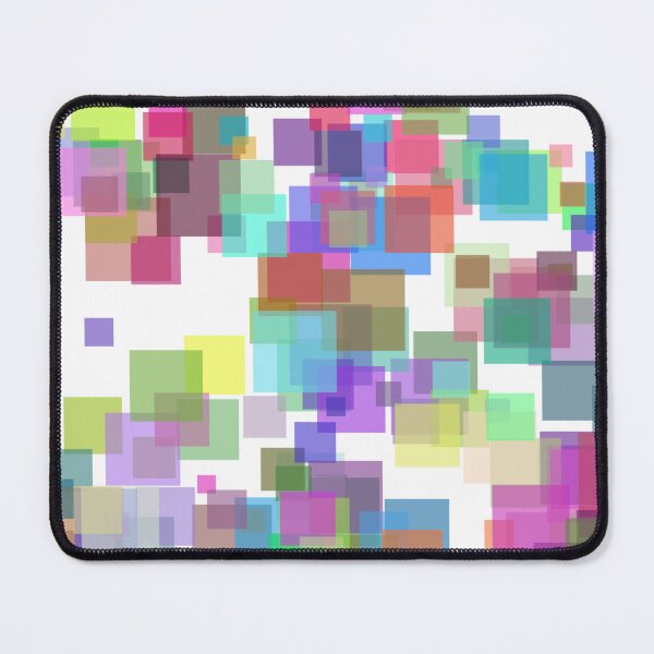 Item preview, Floating Neon Squares Symphony designed and sold by design2xstudio.
