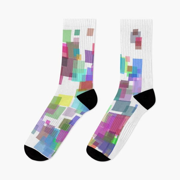 Item preview, Floating Neon Squares Symphony designed and sold by design2xstudio.