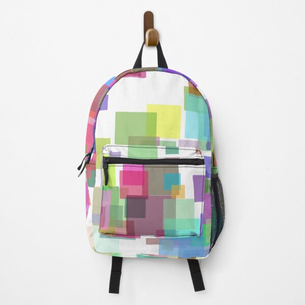 Item preview, Floating Neon Squares Symphony designed and sold by design2xstudio.