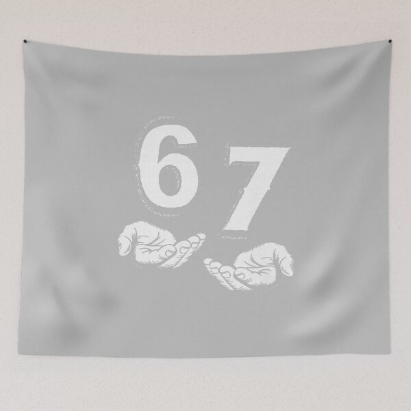 Item preview, 67 Six Seven Meme Gen Alpha Slang 6 7 Hands Funny Boys Kids designed and sold by mjohnson9.
