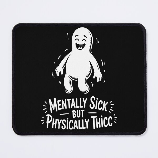 Item preview, Mentally Sick but Physically Thicc designed and sold by kakashinn.