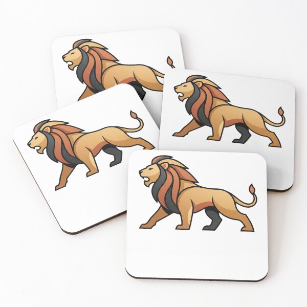 Item preview, Powerful Geometric Lion Walking - King of Beasts designed and sold by TheAbbey.