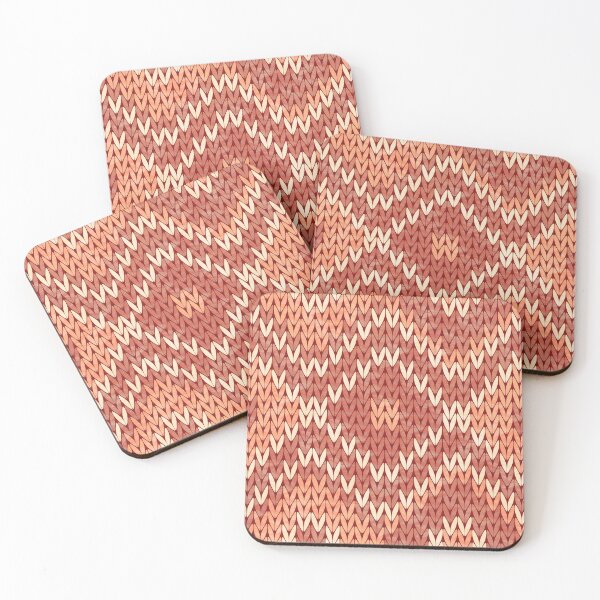 Item preview, Tribal Knit in Natural Sweet Toffee designed and sold by PaisleyMcNoodle.
