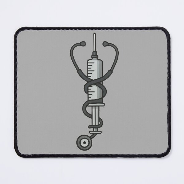 Item preview, Rod of Asclepius Stethoscope Syringe EMS designed and sold by HungoverEMS.
