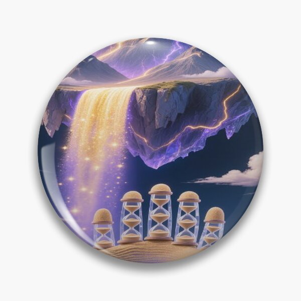 Item preview, Time’s Shimmering Descent to Earth designed and sold by Wonderful Designs.