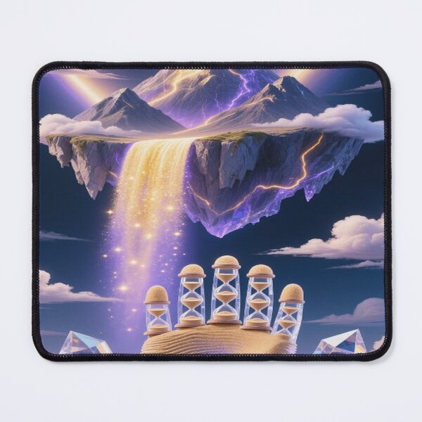 Item preview, Time’s Shimmering Descent to Earth designed and sold by Wonderful Designs.