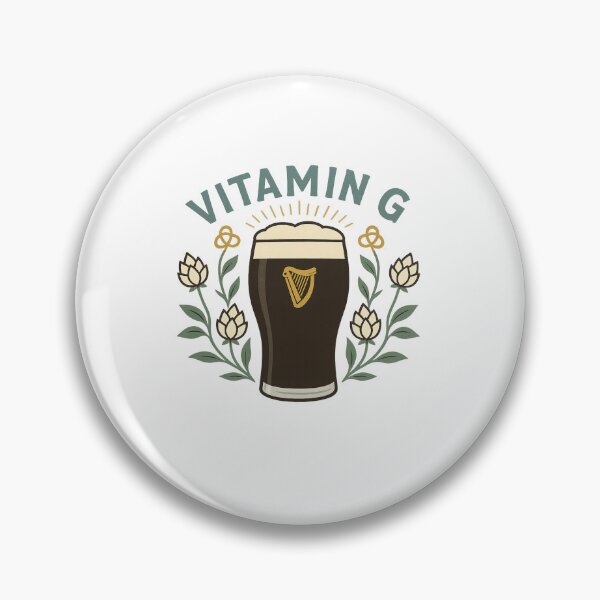 Item preview, "Vitamin G – Funny Beer Lover Retro Design designed and sold by luannsemmsobre.
