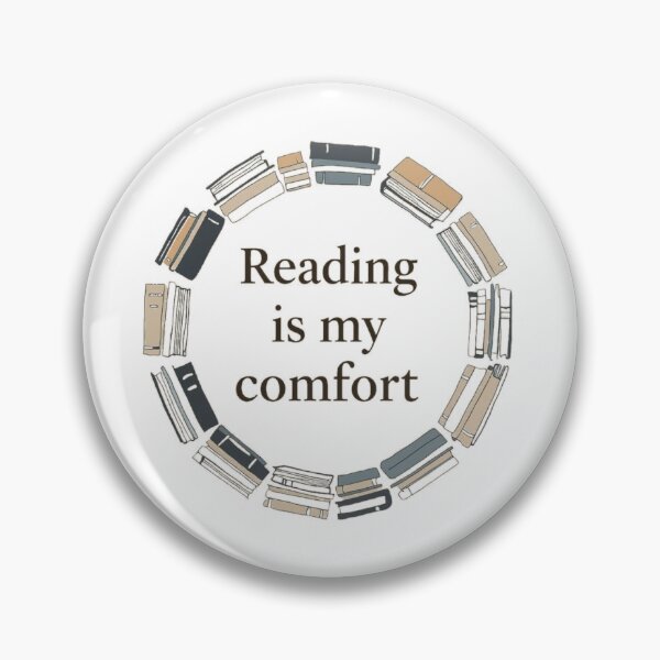 Item preview, Reading is my comfort zone, book lover designed and sold by YvkafromPoland.