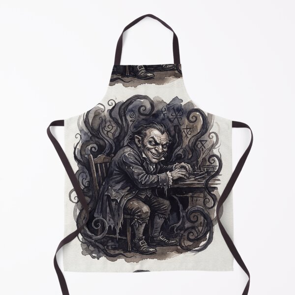 Item preview, Quilp the villain from the Old Curiosity Shop Characters from Dickens series illustration watercolor art designed and sold by Vintage Designs +.
