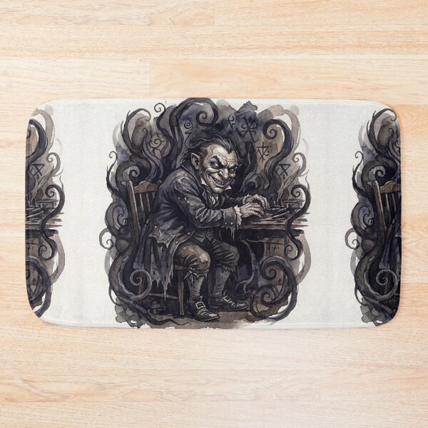Item preview, Quilp the villain from the Old Curiosity Shop Characters from Dickens series illustration watercolor art designed and sold by Vintage Designs +.