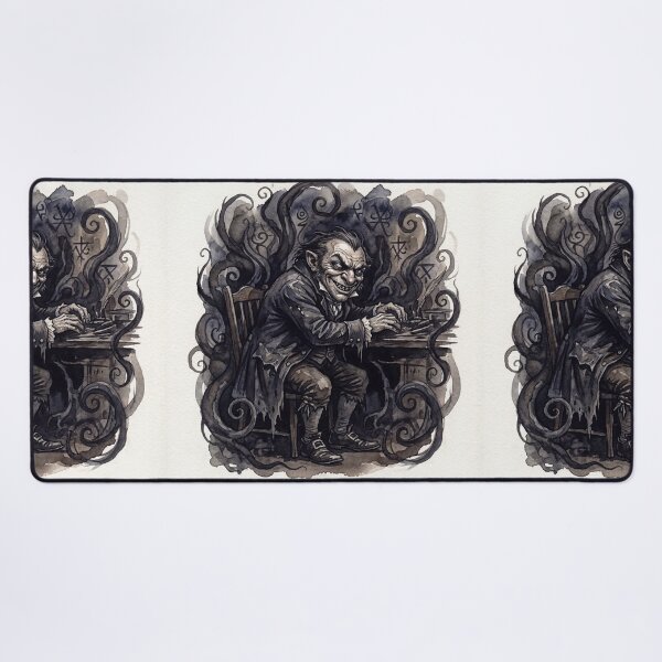 Item preview, Quilp the villain from the Old Curiosity Shop Characters from Dickens series illustration watercolor art designed and sold by Vintage Designs +.