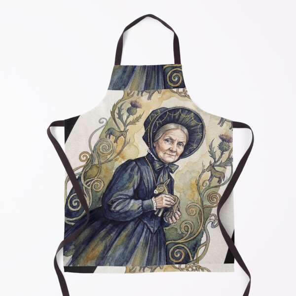 Item preview, Betsey Trotwood characters from Dickens series illustration watercolor art designed and sold by Vintage Designs +.
