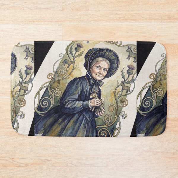 Item preview, Betsey Trotwood characters from Dickens series illustration watercolor art designed and sold by Vintage Designs +.
