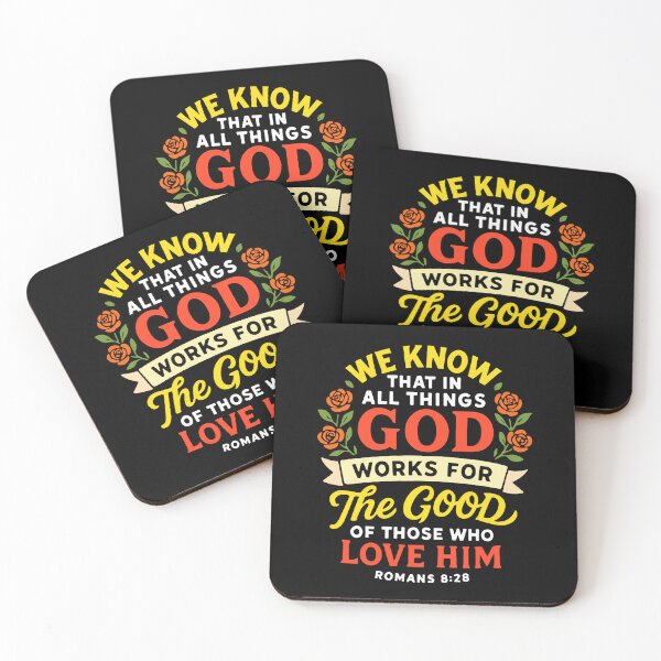 Item preview, Romans 8:28  In All Things God Works For The Good Of Those Who Love Him designed and sold by plushism.