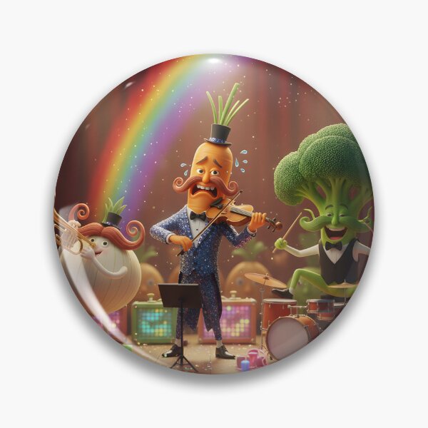 Item preview, Vegetable Orchestra with Rainbow Show designed and sold by ReykorShop.