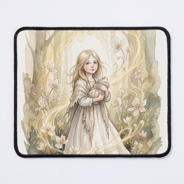 Item preview, Nell Trent from the Old Curiosity Shop Characters from Dickens series illustration watercolor art designed and sold by Vintage Designs +.
