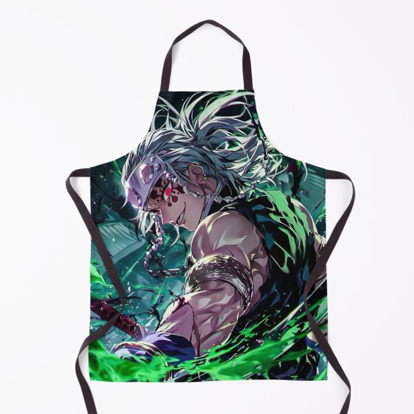 Item preview, Emerald Fury – Dark Anime Warrior with Neon Green Energy designed and sold by Dyan4.