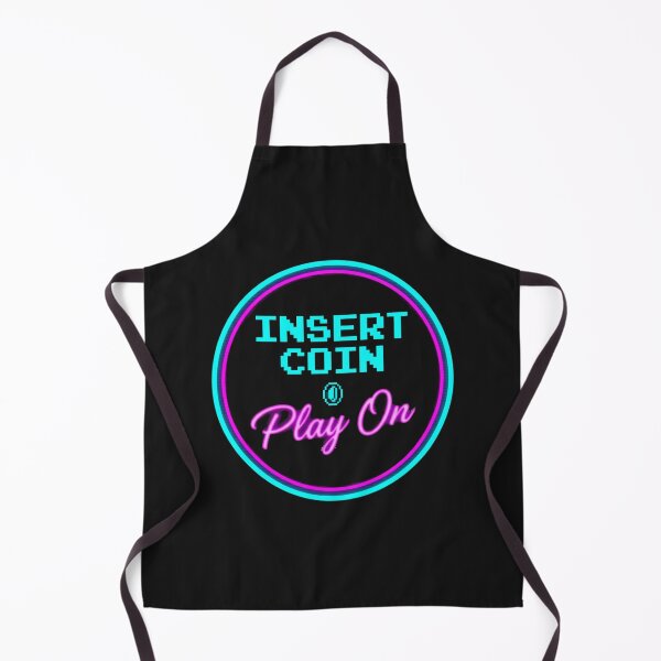 Item preview, Insert Coin – Play On | Retro Arcade Neon Gaming Design designed and sold by Afridi Art House.