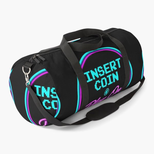 Item preview, Insert Coin – Play On | Retro Arcade Neon Gaming Design designed and sold by Afridi Art House.