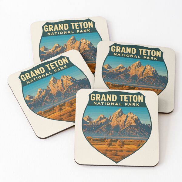 Item preview, Grand Teton National Park Retro Sticker designed and sold by Gideon Emmerich.