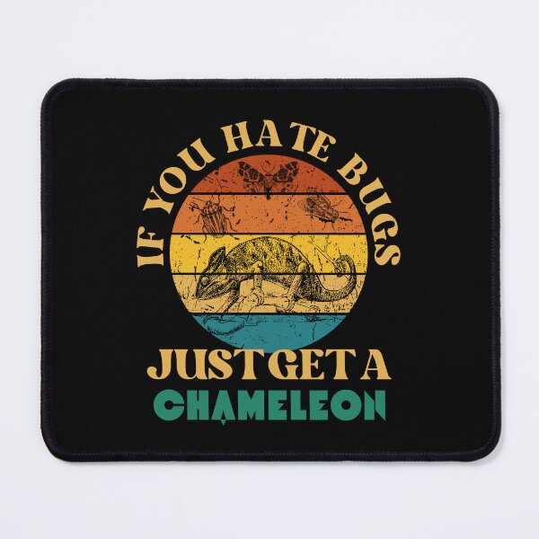 Item preview, If You Hate Bugs Just Get A Chameleon Funny Retro Vintage designed and sold by Guess4best.