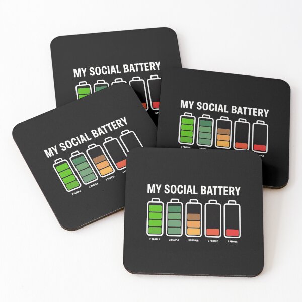 Item preview, My Social Battery Low Energy Anti Social Introvert designed and sold by kakashinn.