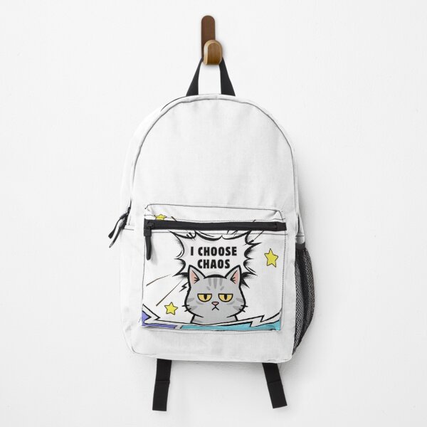Item preview, I Choose Chaos Funny Cat Meme  designed and sold by Oommen Studio .