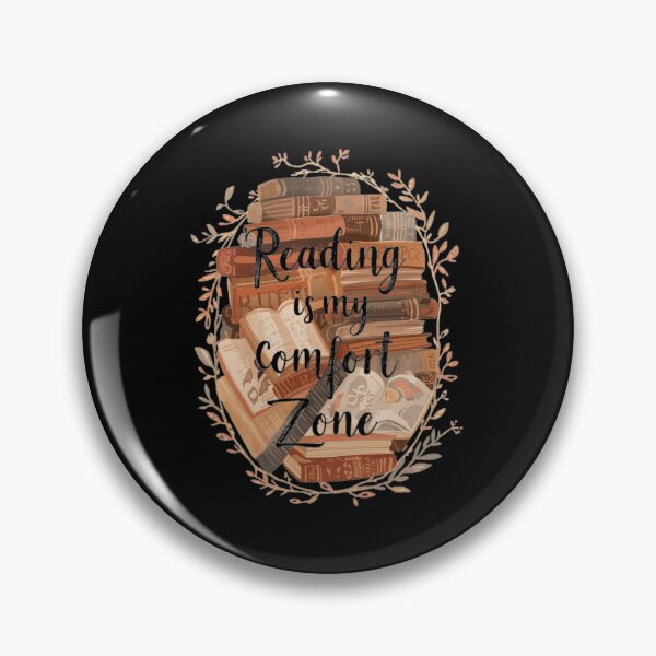 Item preview, Reading is my comfort zone, book lover designed and sold by YvkafromPoland.