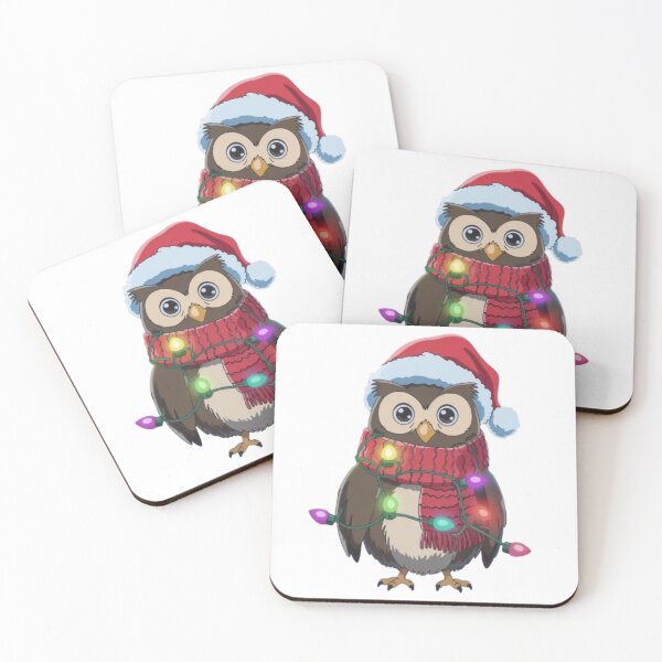Item preview, Cool christmas owl designed and sold by Mega _Tronus .