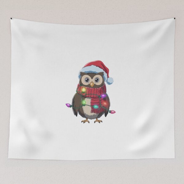 Item preview, Cool christmas owl designed and sold by Mega _Tronus .