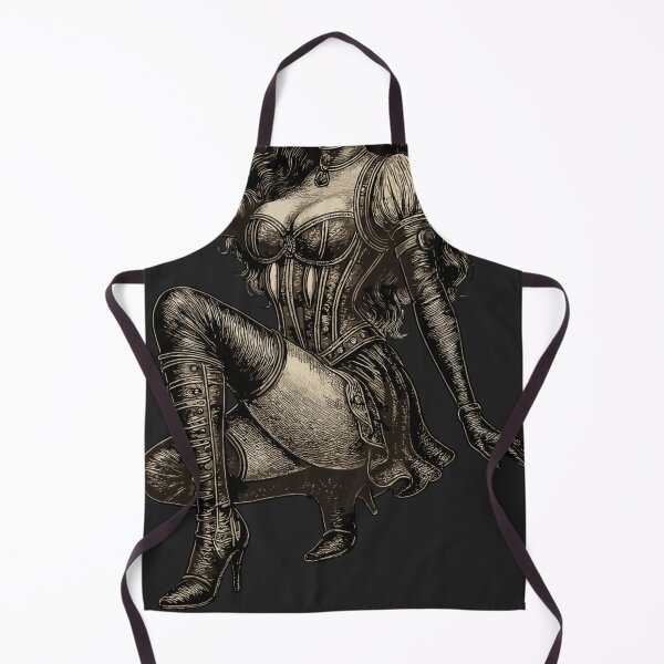 Item preview, Charming Steampunk Woman – Vintage Pin-Up Gear Art designed and sold by SeoulInkSoul.