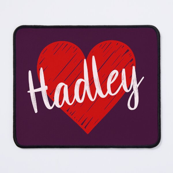 Artikelvorschau, Hadley Name Red Heart entworfen und verkauft von Jeallan Designs.