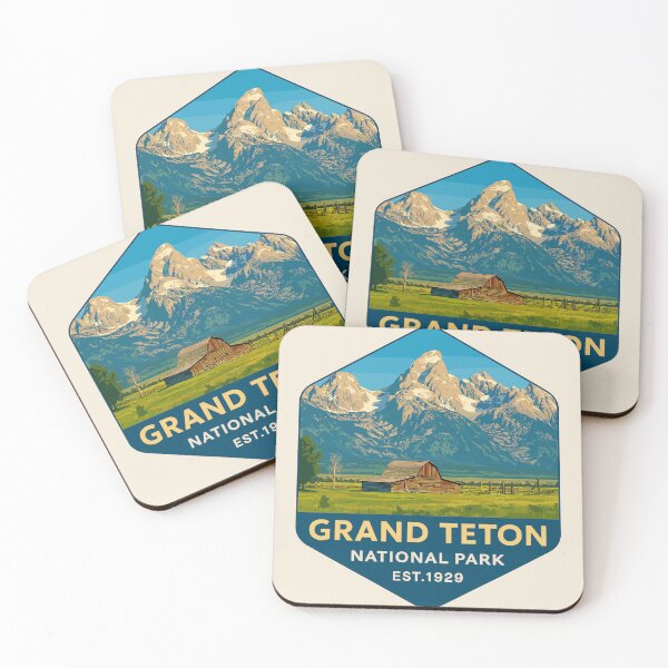 Item preview, Grand Teton National Park Retro Sticker designed and sold by Gideon Emmerich.