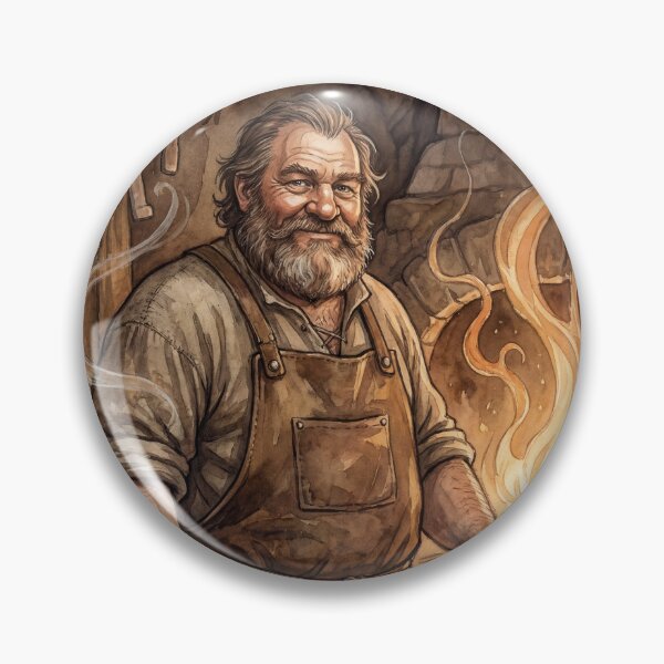 Item preview, Joe Gargery from Great Expectations Characters from Dickens series illustration watercolor art designed and sold by Vintage Designs +.