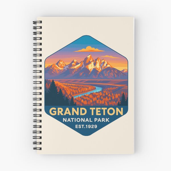 Item preview, Grand Teton National Park Retro Sticker designed and sold by Gideon Emmerich.