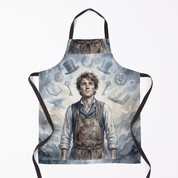 Item preview, Mr Pip Philip Pirrip from Great Expectations Characters from Dickens series illustration watercolor art designed and sold by Vintage Designs +.