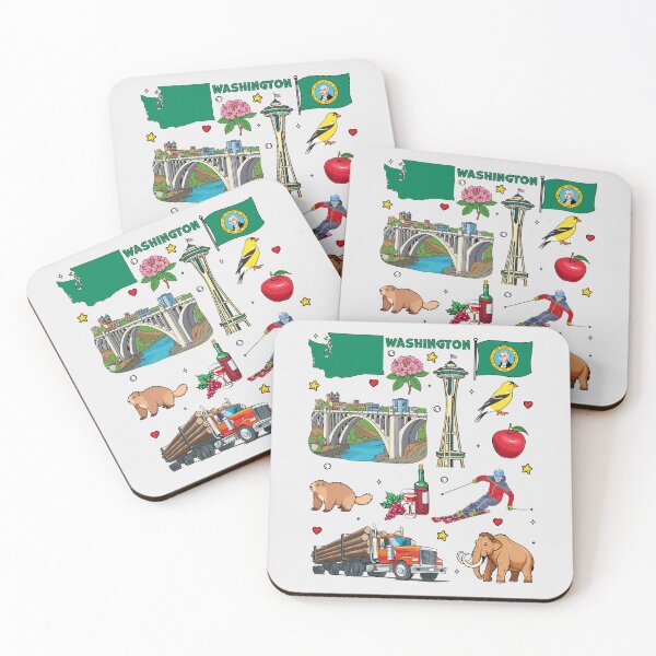 Item preview, All Things Washington, Iconic State Pride & Travel Souvenir designed and sold by mashmosh.