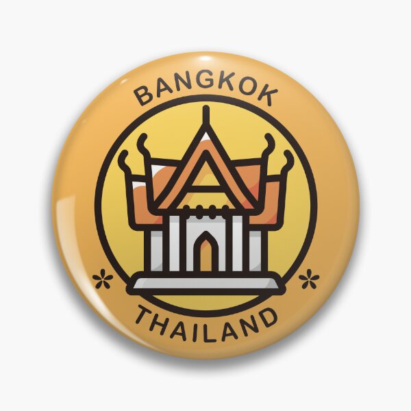 Item preview, Thailand Temple Minimalist Emblem designed and sold by Satoshy Atelier.