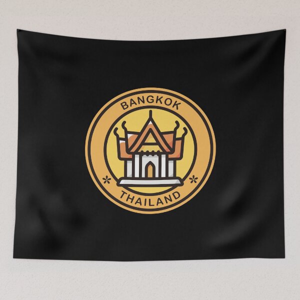 Item preview, Thailand Temple Minimalist Emblem designed and sold by Satoshy Atelier.