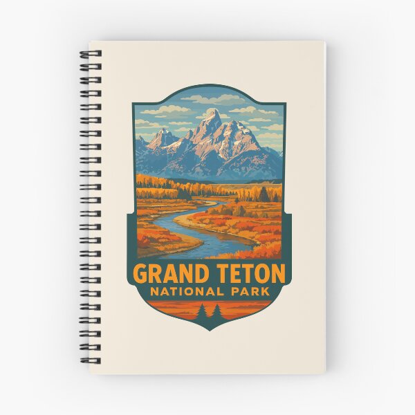 Item preview, Grand Teton National Park Retro Sticker designed and sold by Gideon Emmerich.