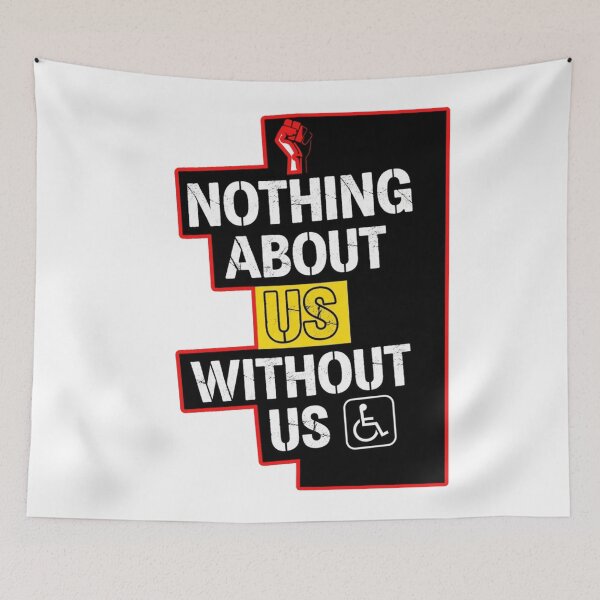 Item preview, Nothing About Us Without Us designed and sold by FitEnvy.