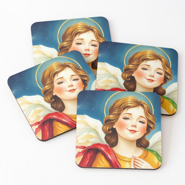 Item preview, Nativity Christmas Angel – Joyful Catholic Watercolor designed and sold by Heavenly Resonance.