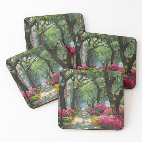 Item preview, Savannah Historic Street Blossoms designed and sold by AlexAtelier.