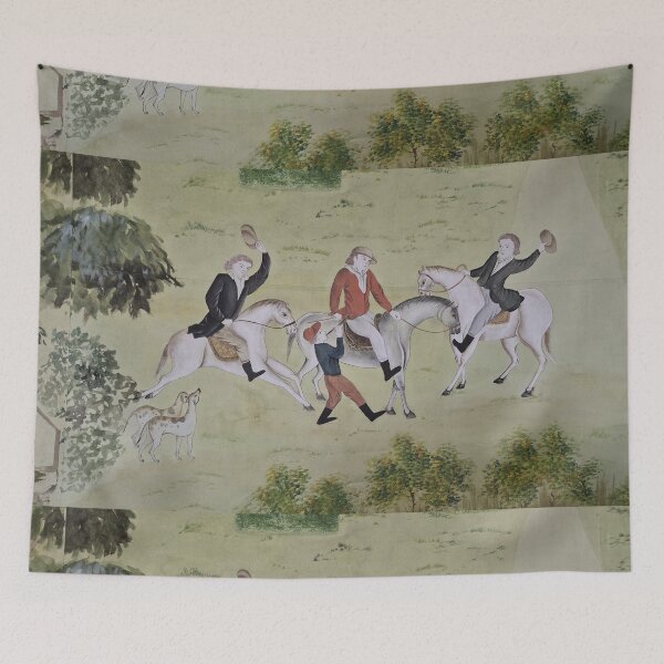 Item preview, Vintage Hand Painted Chinese Wallpaper Ming designed and sold by KALEIDOSCOPE UK.