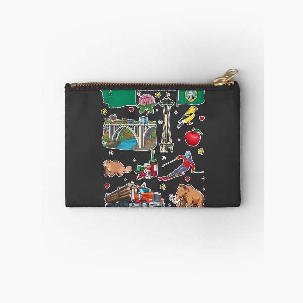 Item preview, I Love Washington State Mega Sticker Pack | Iconic Pacific Northwest Collection designed and sold by mashmosh.