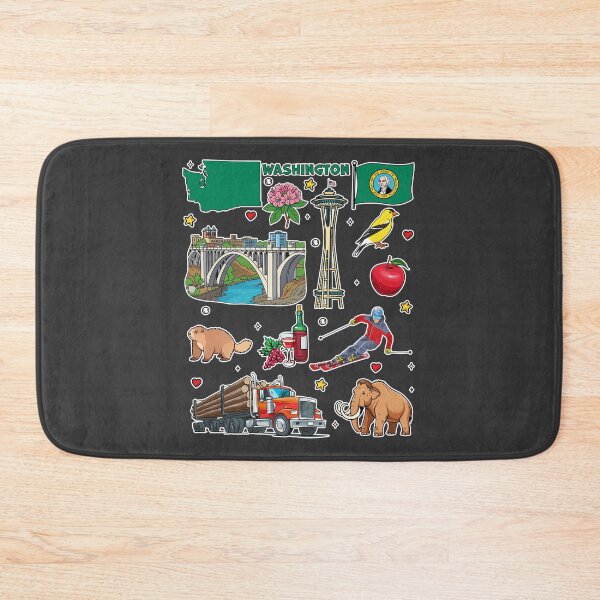 Item preview, I Love Washington State Mega Sticker Pack | Iconic Pacific Northwest Collection designed and sold by mashmosh.